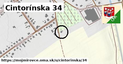 Cintorínska 34, Mojmírovce