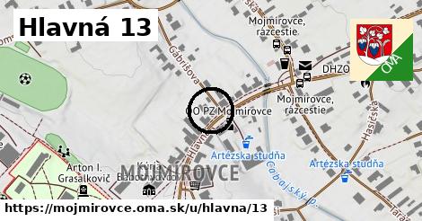 Hlavná 13, Mojmírovce