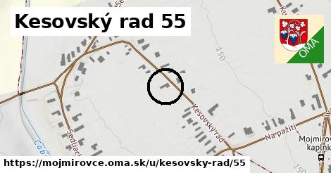 Kesovský rad 55, Mojmírovce
