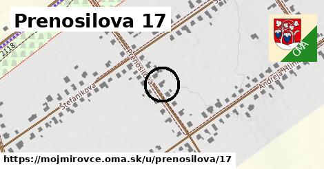 Prenosilova 17, Mojmírovce