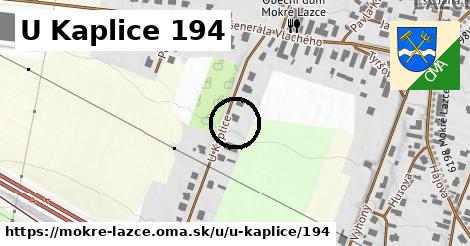 U Kaplice 194, Mokré Lazce