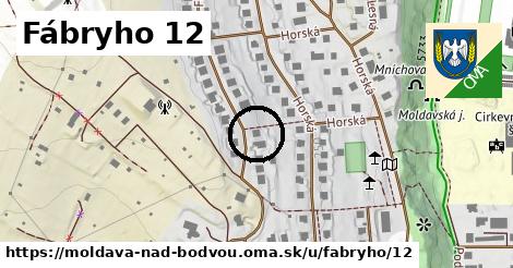 Fábryho 12, Moldava nad Bodvou
