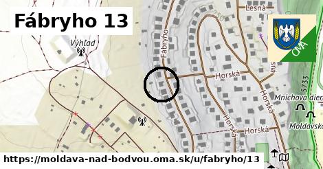 Fábryho 13, Moldava nad Bodvou