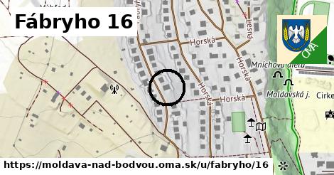Fábryho 16, Moldava nad Bodvou