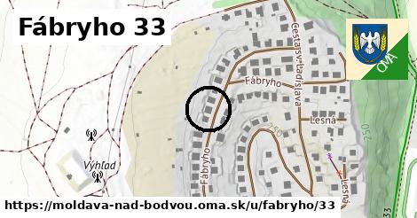 Fábryho 33, Moldava nad Bodvou