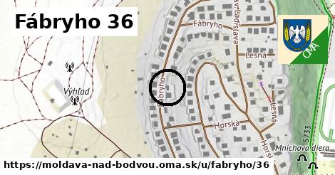 Fábryho 36, Moldava nad Bodvou
