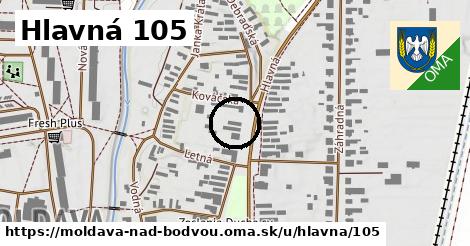 Hlavná 105, Moldava nad Bodvou