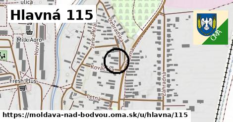 Hlavná 115, Moldava nad Bodvou