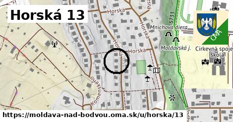 Horská 13, Moldava nad Bodvou