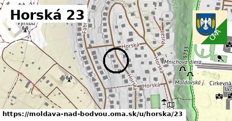 Horská 23, Moldava nad Bodvou