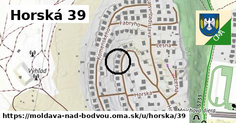 Horská 39, Moldava nad Bodvou