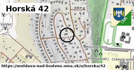 Horská 42, Moldava nad Bodvou