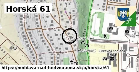 Horská 61, Moldava nad Bodvou