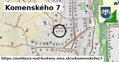 Komenského 7, Moldava nad Bodvou