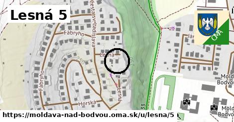 Lesná 5, Moldava nad Bodvou