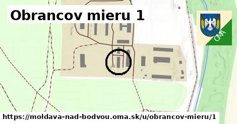 Obrancov mieru 1, Moldava nad Bodvou