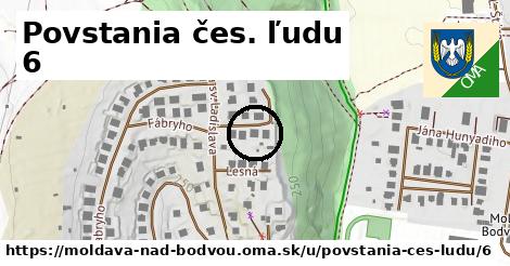 Povstania čes. ľudu 6, Moldava nad Bodvou