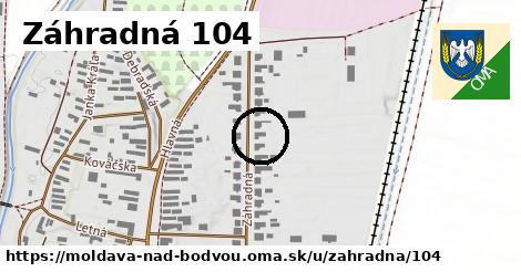 Záhradná 104, Moldava nad Bodvou