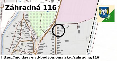 Záhradná 116, Moldava nad Bodvou