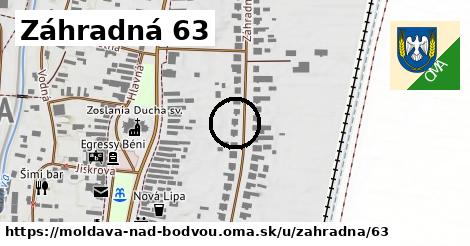 Záhradná 63, Moldava nad Bodvou