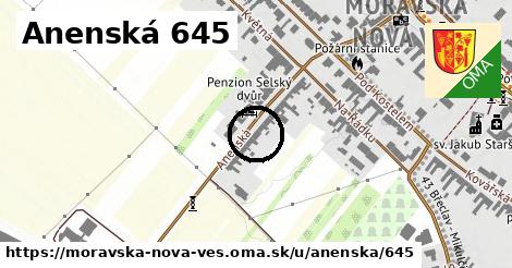 Anenská 645, Moravská Nová Ves