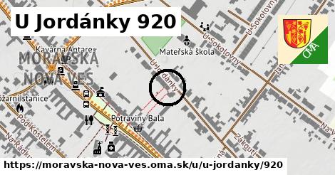 U Jordánky 920, Moravská Nová Ves