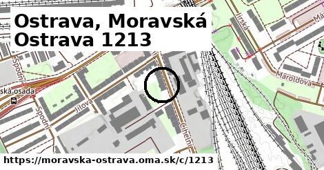 Ostrava, Moravská Ostrava <span class="supisne">1213</span>