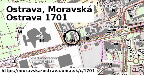 Ostrava, Moravská Ostrava <span class="supisne">1701</span>