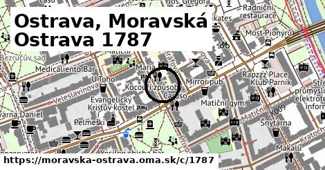 Ostrava, Moravská Ostrava <span class="supisne">1787</span>