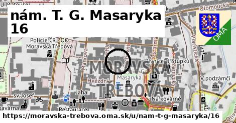 nám. T. G. Masaryka 16, Moravská Třebová