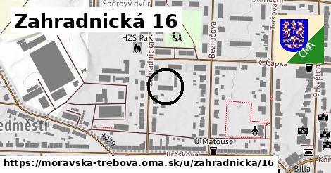 Zahradnická 16, Moravská Třebová