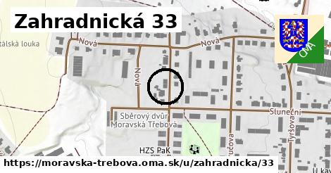 Zahradnická 33, Moravská Třebová