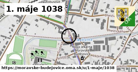 1. máje 1038, Moravské Budějovice