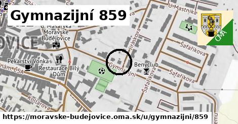 Gymnazijní 859, Moravské Budějovice