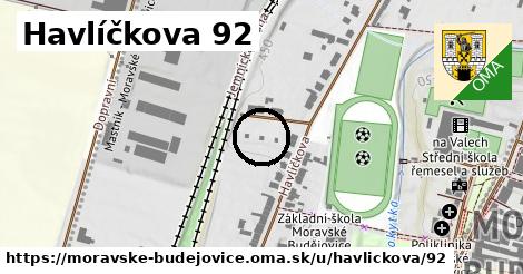 Havlíčkova 92, Moravské Budějovice