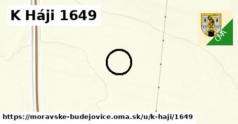 K Háji 1649, Moravské Budějovice