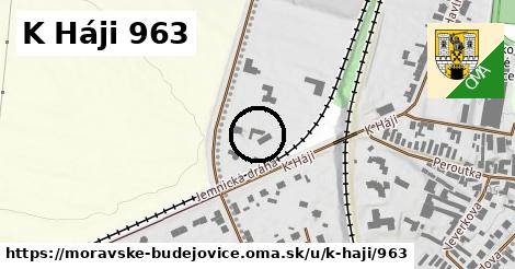 K Háji 963, Moravské Budějovice