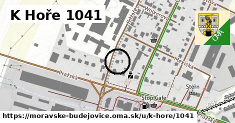 K Hoře 1041, Moravské Budějovice