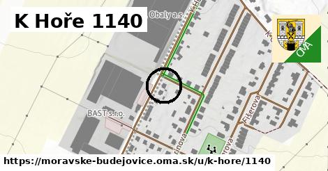 K Hoře 1140, Moravské Budějovice
