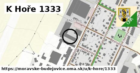 K Hoře 1333, Moravské Budějovice