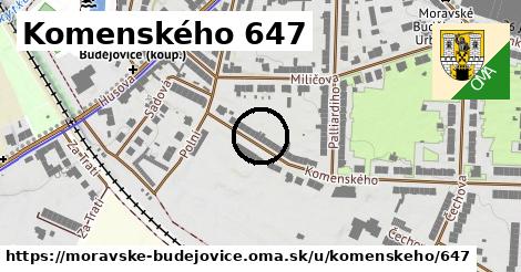Komenského 647, Moravské Budějovice
