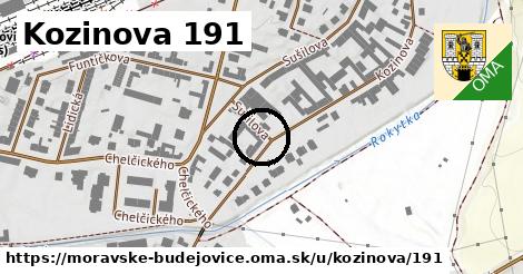 Kozinova 191, Moravské Budějovice