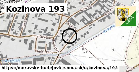 Kozinova 193, Moravské Budějovice