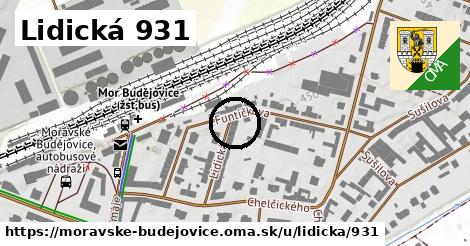 Lidická 931, Moravské Budějovice