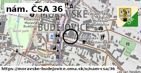 nám. ČSA 36, Moravské Budějovice