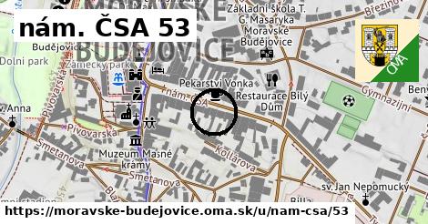 nám. ČSA 53, Moravské Budějovice