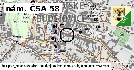 nám. ČSA 58, Moravské Budějovice