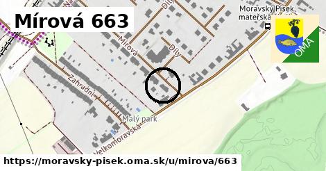 Mírová 663, Moravský Písek