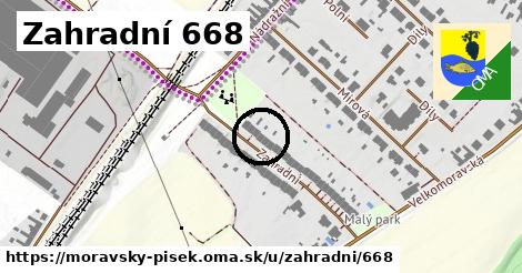 Zahradní 668, Moravský Písek