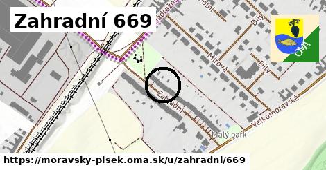 Zahradní 669, Moravský Písek